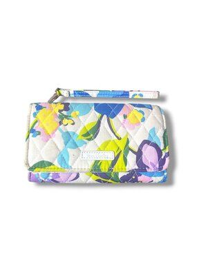 Vera Bradley Multicolor Floral Quilted Wristlet Wallet